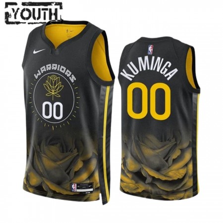 NBA Børn Trøje Golden State Warriors Jonathan Kuminga 00 2022-23 Nike City Edition Sort Swingman NBA Børn Trøje Golden State Warriors Jonathan Kuminga 00 2022-23 Nike City Edition Sort Swingman